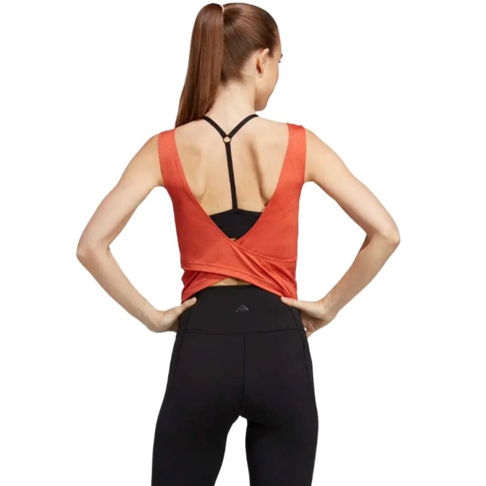 Brand New adidas Women's Yoga Studio Crop Tank Top